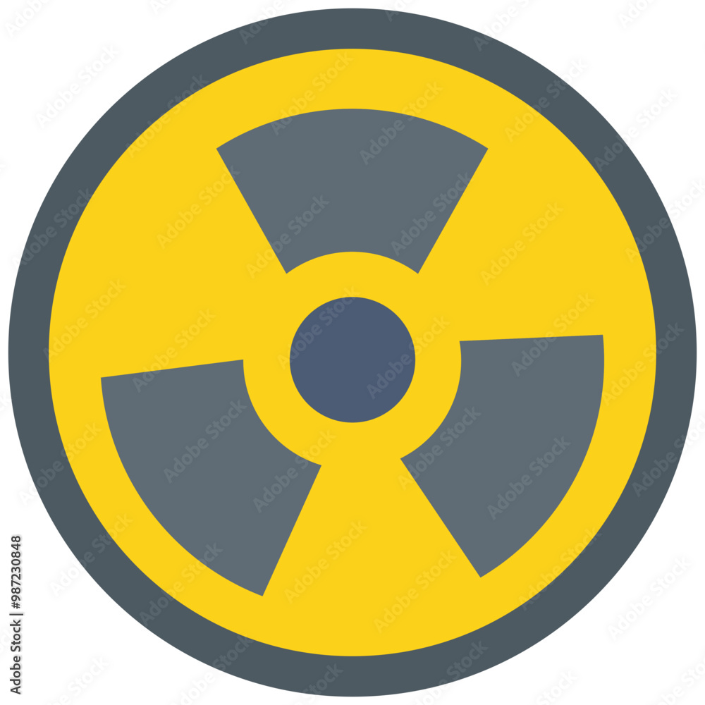 Obraz premium Nuclear Danger icon