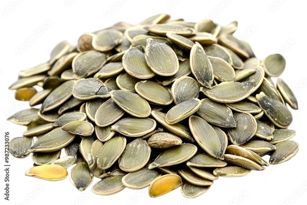 A close-up of green pumpkin seeds, rich in nutrients and perfect for healthy snacking or culinary use. A close-up of green pumpkin seeds, rich in nutrients and perfect for healthy snacking or culinary use.