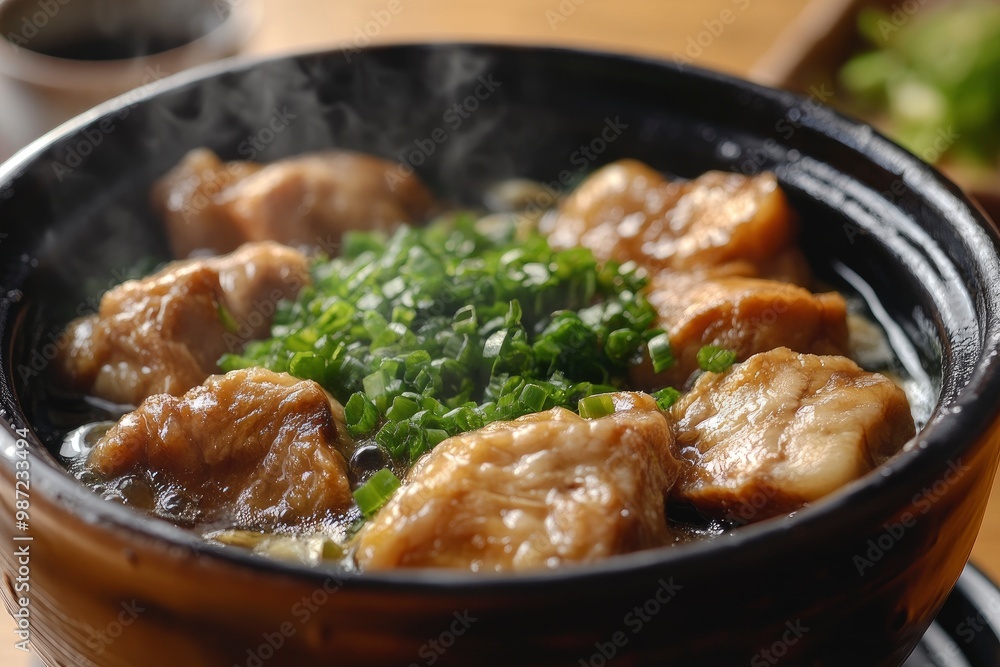 Matsumae-zuke Japanese Traditional Food, close up photo, ai Matsumae-zuke Japanese Traditional Food, close up photo, ai