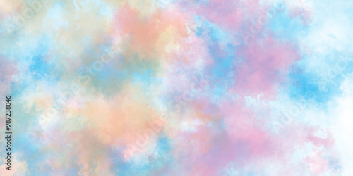 amazing colorful abstract texture of soft watercolor, watercolor paper texture background, Colorful watercolor art splashed background, grunge Texture of a lightly sized watercolor paper.