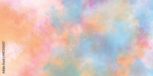 amazing colorful abstract texture of soft watercolor, watercolor paper texture background, Colorful watercolor art splashed background, grunge Texture of a lightly sized watercolor paper.