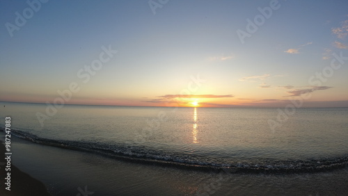 South of France Mediterranean coast in August 2024