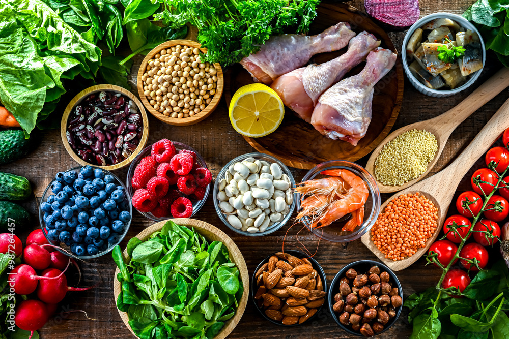 Food products representing the MIND diet Food products representing the MIND diet