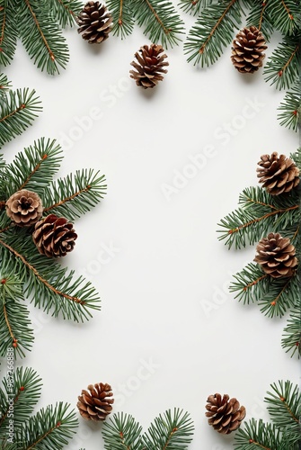 A row of vintage holiday decorations christmas background 