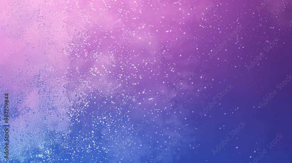 Fototapeta premium grainy purple blue and pink color gradient background