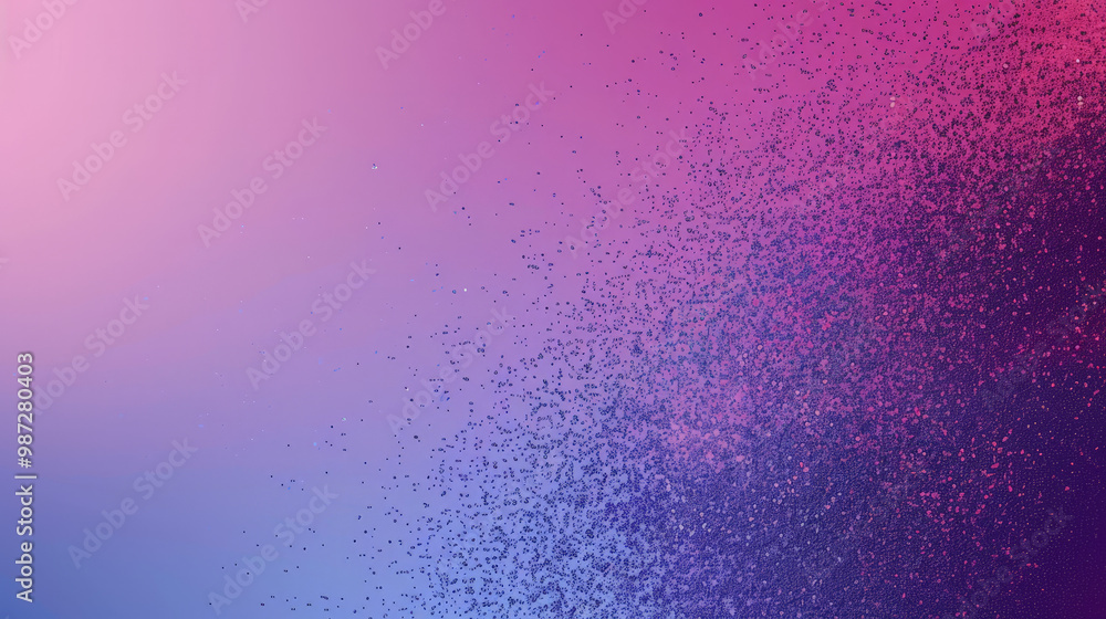Fototapeta premium grainy purple blue and pink color gradient background