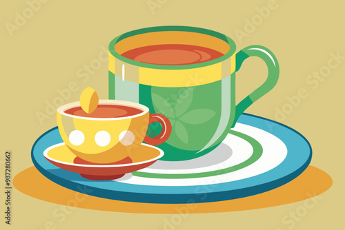  Cup plate vector art and illustration photo