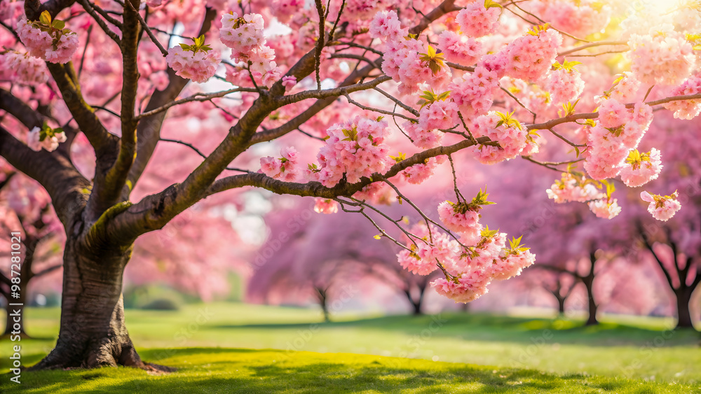 Delicate pink cherry blossom tree in full bloom , Spring, nature, flowers, Japanese, cherry blossoms, bloom, pink, delicate, tree Delicate pink cherry blossom tree in full bloom , Spring, nature, flowers, Japanese, cherry blossoms, bloom, pink, delicate, tree