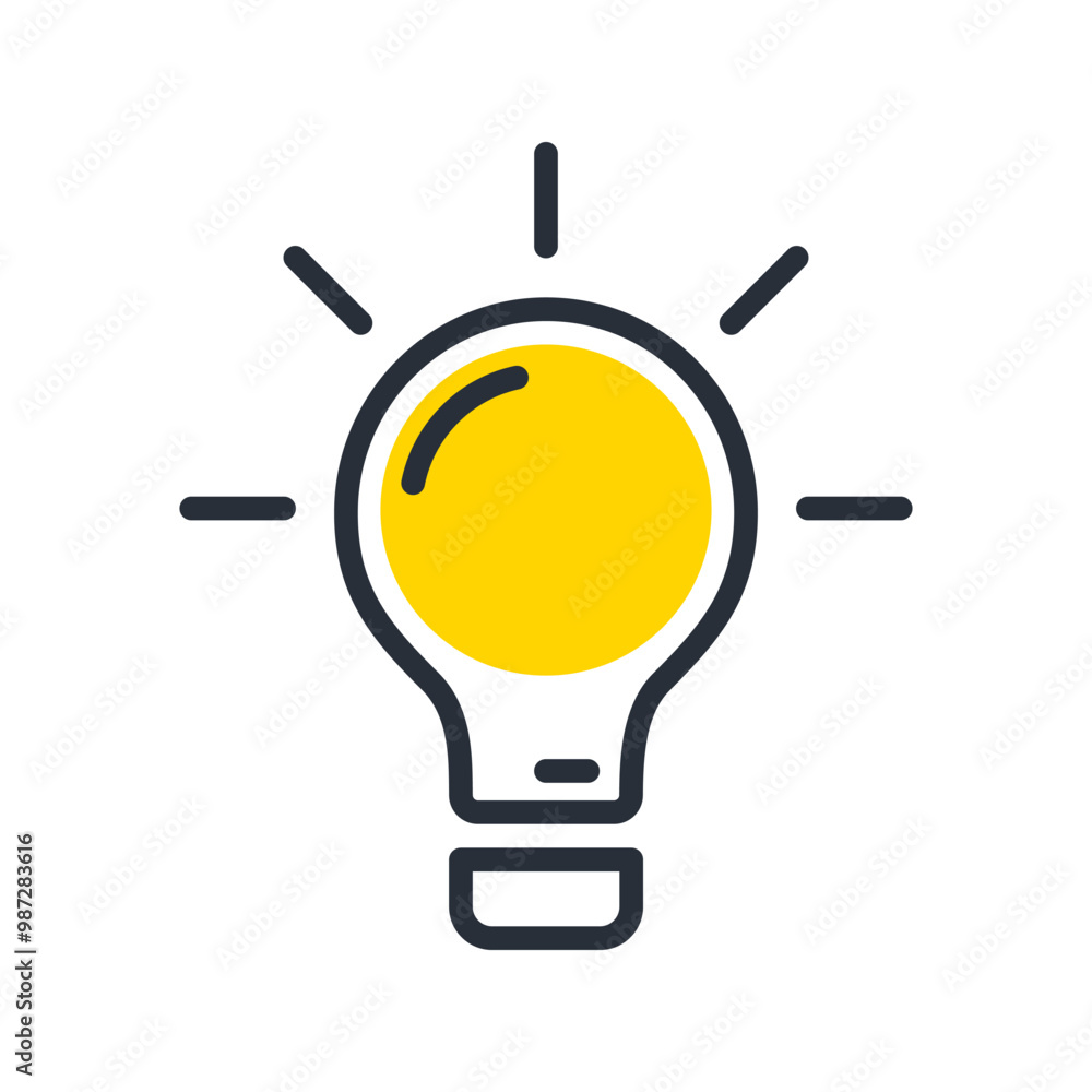 light bulb icon. thin line editable stroke vector illustration. light bulb icon. thin line editable stroke vector illustration.