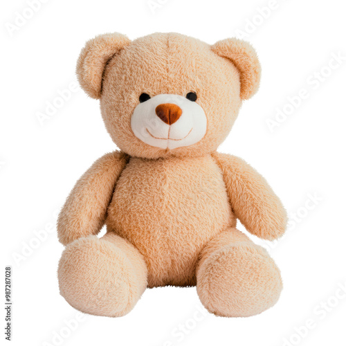 Cute and Soft Teddy Bear for Kids and Collectors on transparent Background