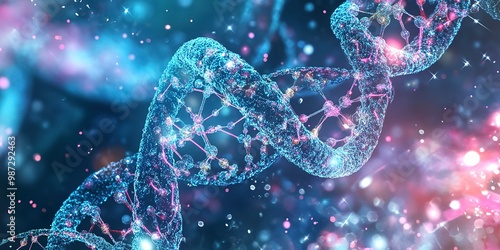 An abstract image of regenerative biotech therapies, symbolizing the promise of regenerative medicine and tissue engineering in biotechnology