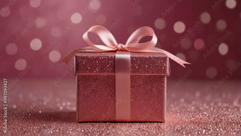 gift box on red background gift box on red background