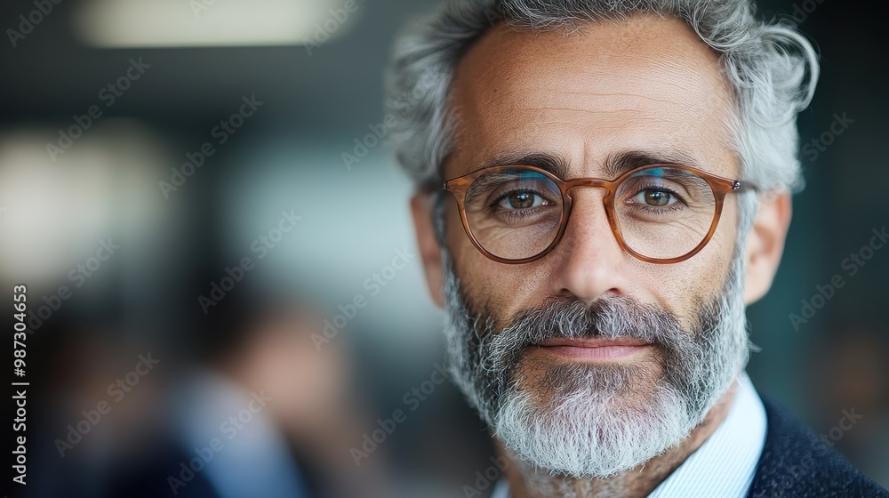 A mature man with gray hair and glasses exuding confidence and wisdom, wearing a suit with a focused expression, reflecting professionalism and reliability. A mature man with gray hair and glasses exuding confidence and wisdom, wearing a suit with a focused expression, reflecting professionalism and reliability.