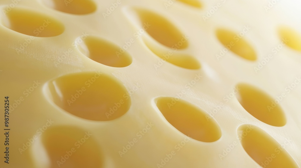 A close-up photo of Swiss cheese with its holes, against a plain white backdrop. A close-up photo of Swiss cheese with its holes, against a plain white backdrop.