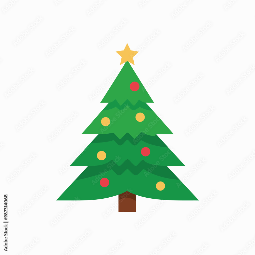 Best Christmas Vector Trees illustration Best Christmas Vector Trees illustration