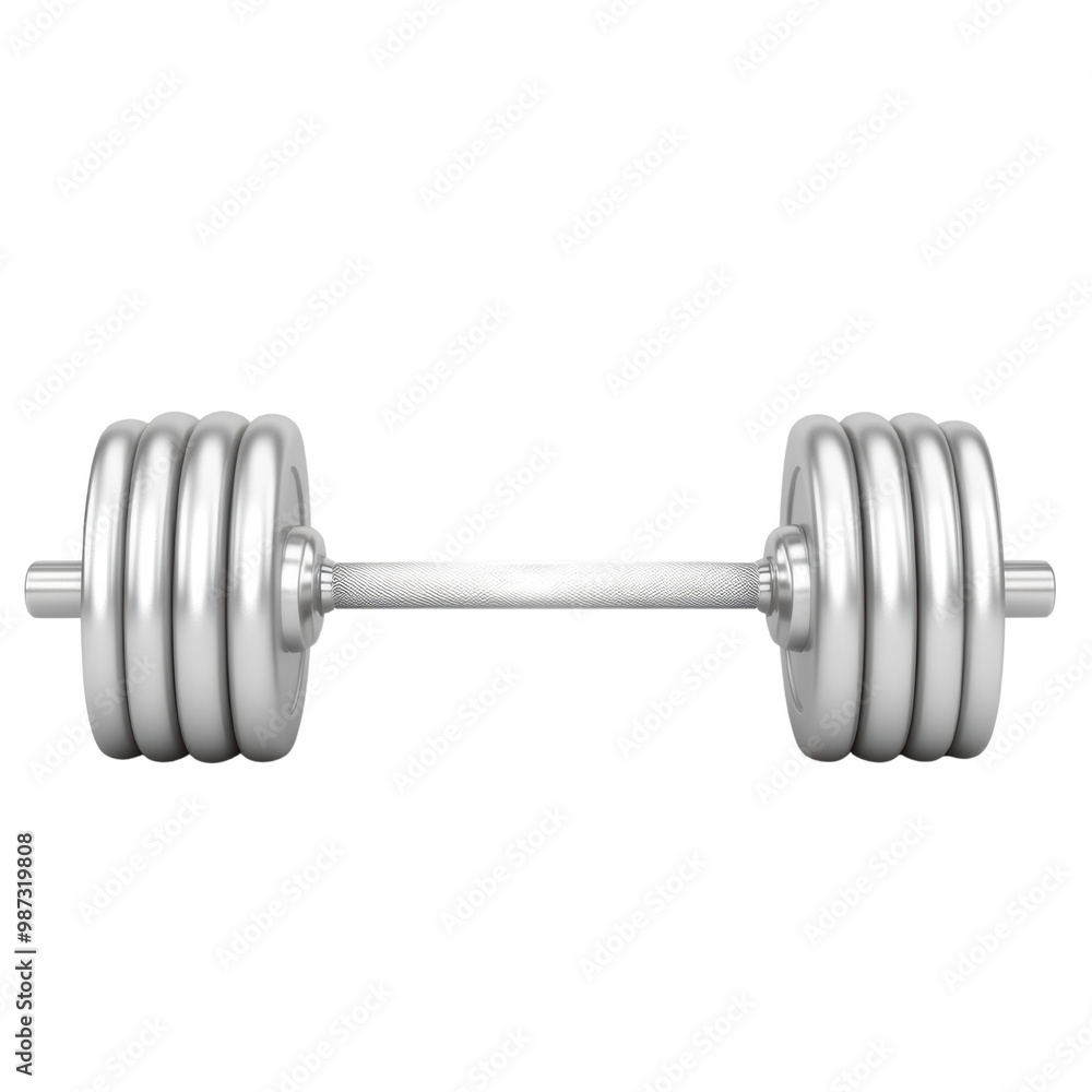 Modern Dumbbell Isolated on transparent background Modern Dumbbell Isolated on transparent background