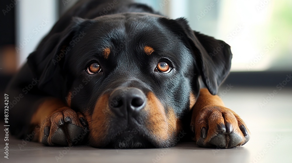 Rottweiler --ar 16:9 --style raw --v 6.1 Job ID: 4d790f08-241f-4af6-93bb-a916e3dfbe3d