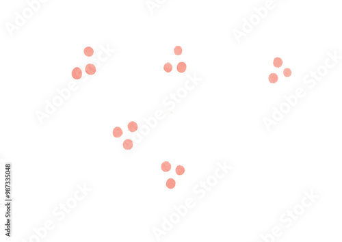 three colored dots on the heel