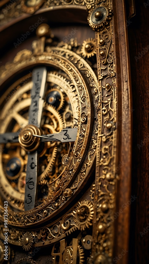 An intricate close-up of an antique clock, emphasizing time management. An intricate close-up of an antique clock, emphasizing time management.