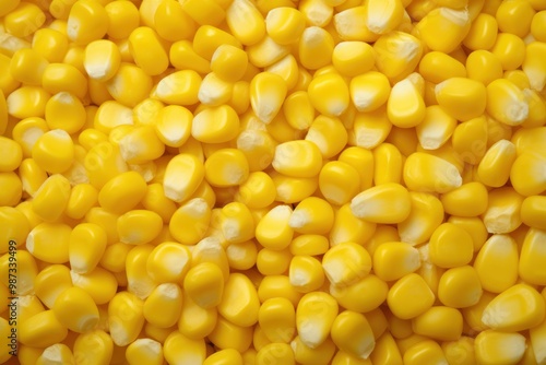 A close-up shot of fresh corn kernels