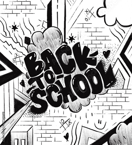 Back to school illustration