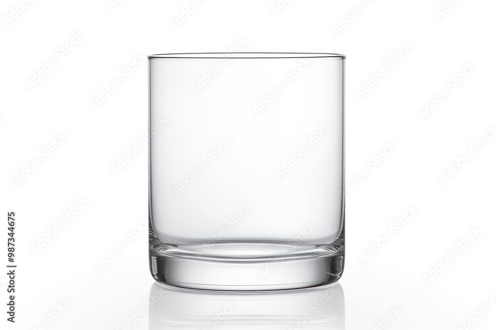 A minimalist, sleek, and elegant glass tumbler with a smooth, curved surface A minimalist, sleek, and elegant glass tumbler with a smooth, curved surface