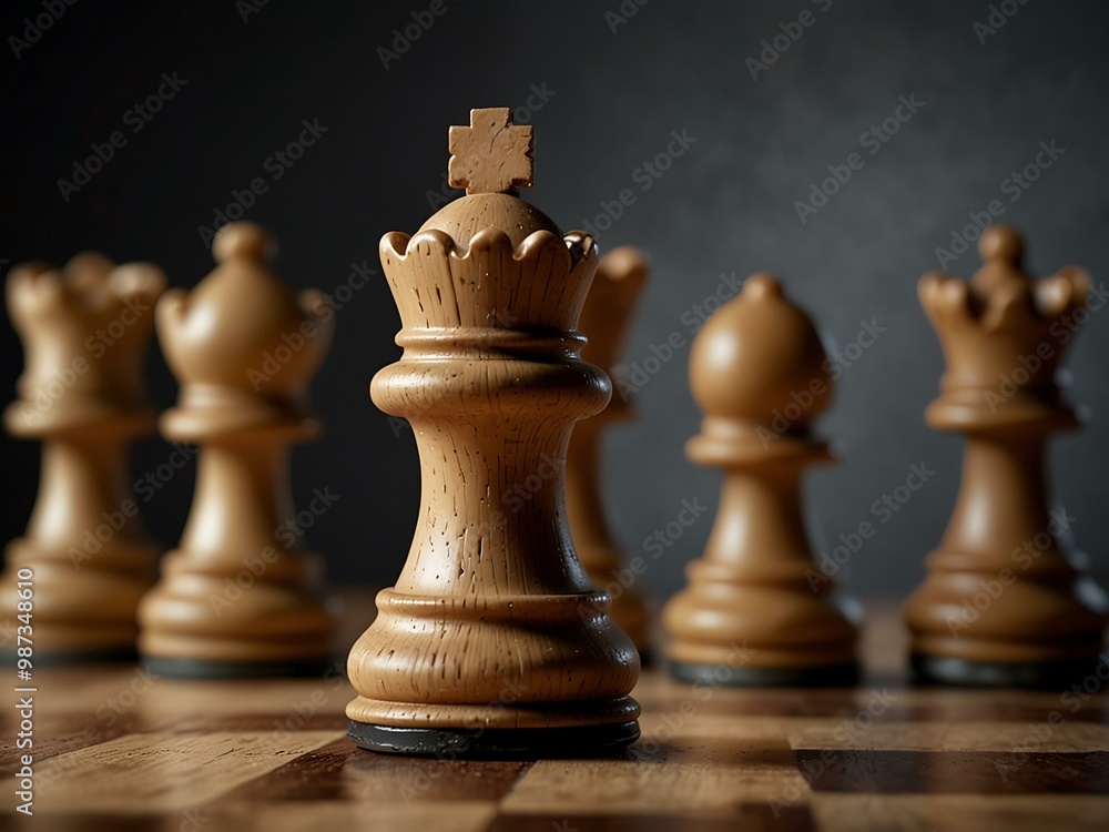 Chess piece capture close-up representing strategy and competition. Chess piece capture close-up representing strategy and competition.