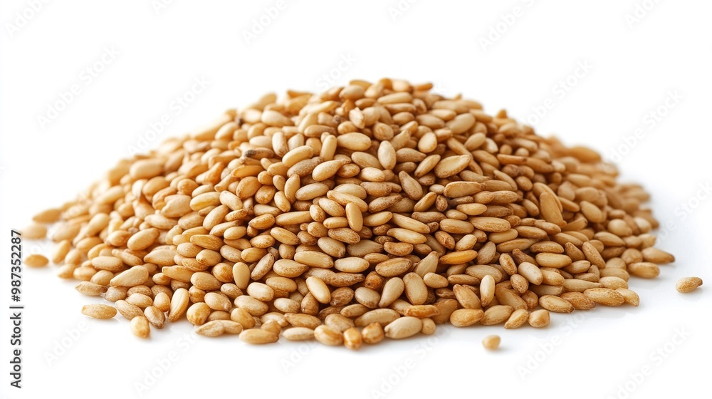 sesame grain isolated on white background sesame grain isolated on white background