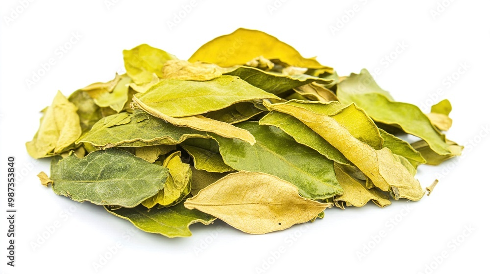 Naklejka premium dried bay leaves