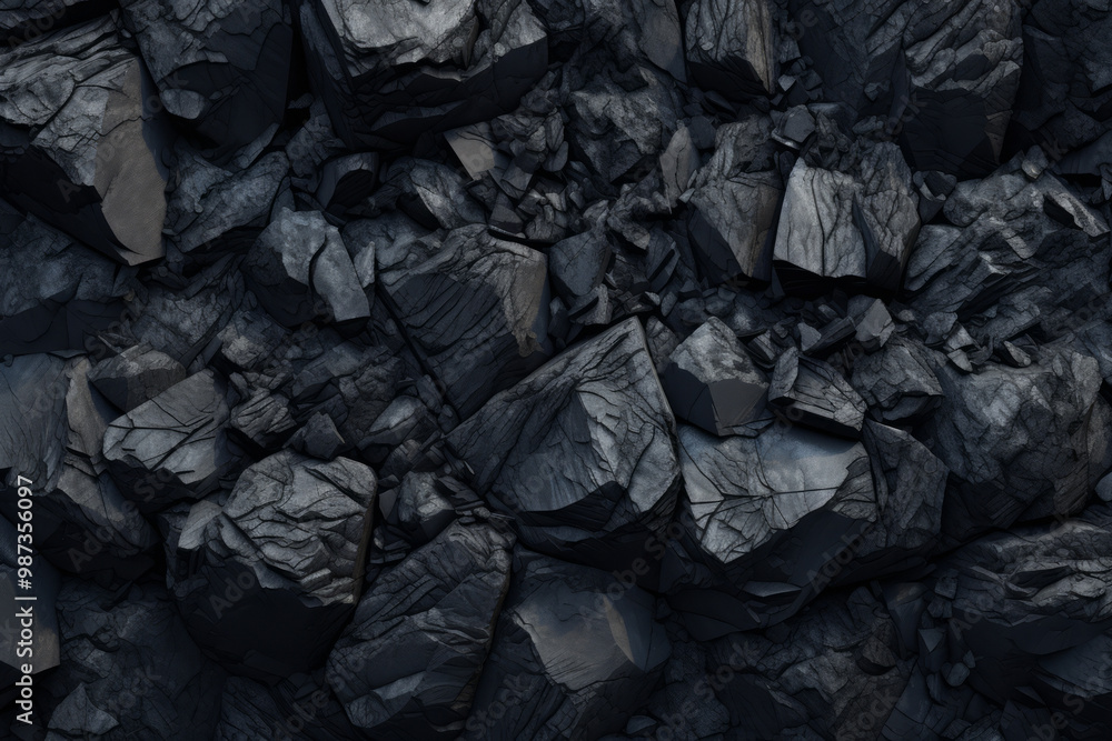 Processed collage of industrial pea coal surface texture. Background for banner, backdrop or texture Processed collage of industrial pea coal surface texture. Background for banner, backdrop or texture