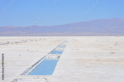 Piletones Salinas grandes, Jujuy Argentina photo