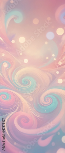 Dreamlike swirls, phone wallpaper, phone background