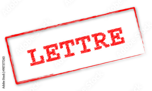 LETTRE tampon