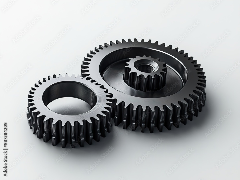 Interlocking Gears: A Symbol of Industrial Precision Interlocking Gears: A Symbol of Industrial Precision