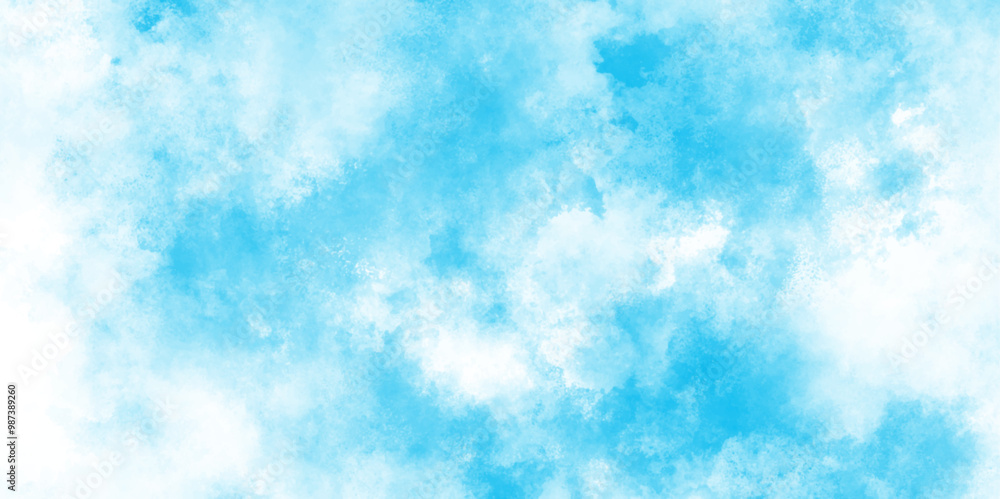 blue watercolor painting textured cloudy blue sky background, Natural Blue sky watercolor background texture for cover design, Grunge abstract cloudy blue smog texture art design. blue watercolor painting textured cloudy blue sky background, Natural Blue sky watercolor background texture for cover design, Grunge abstract cloudy blue smog texture art design.