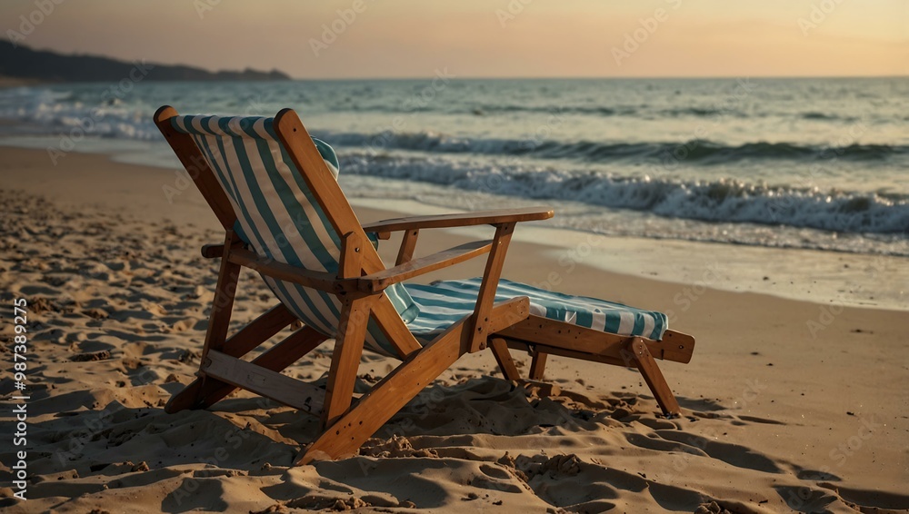 Isolated beach deck chair for simplicity. Isolated beach deck chair for simplicity.