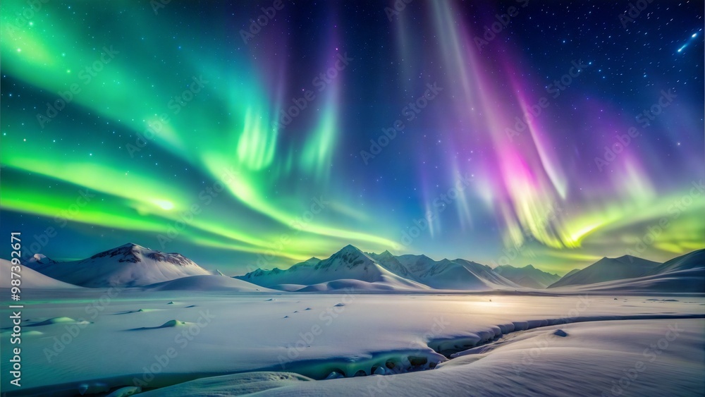 Naklejka premium Unveiling Nature's Masterpiece: A Breathtaking Landscape