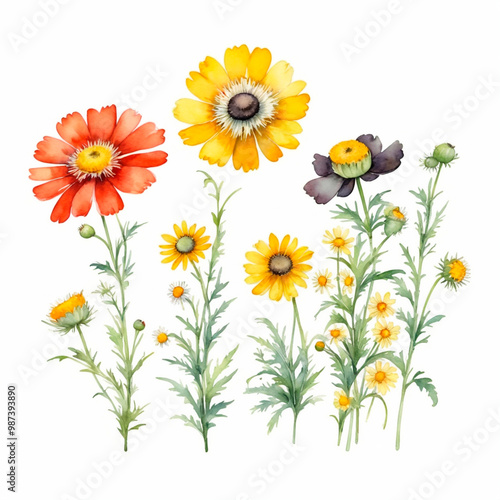 bouquet of yellow flowers