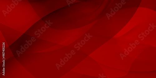 Dynamic shapes composition texture. Abstract red background vector, Modern and seamless geometric abstract background with curved lines, waving waves texture against a dramatic black background.