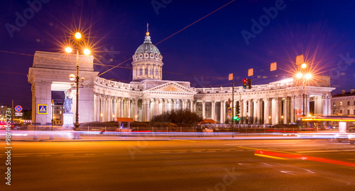 Kazanskiy Cathedral in Saint Petersburg, Russia photo