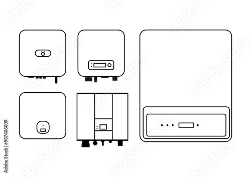 Icon-brand inverter designed for on-grid solar photovoltaic systems