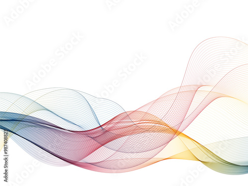 Color wave. abstract background. advertising layout. Design for brochure, banner flyer and more. Eps 10