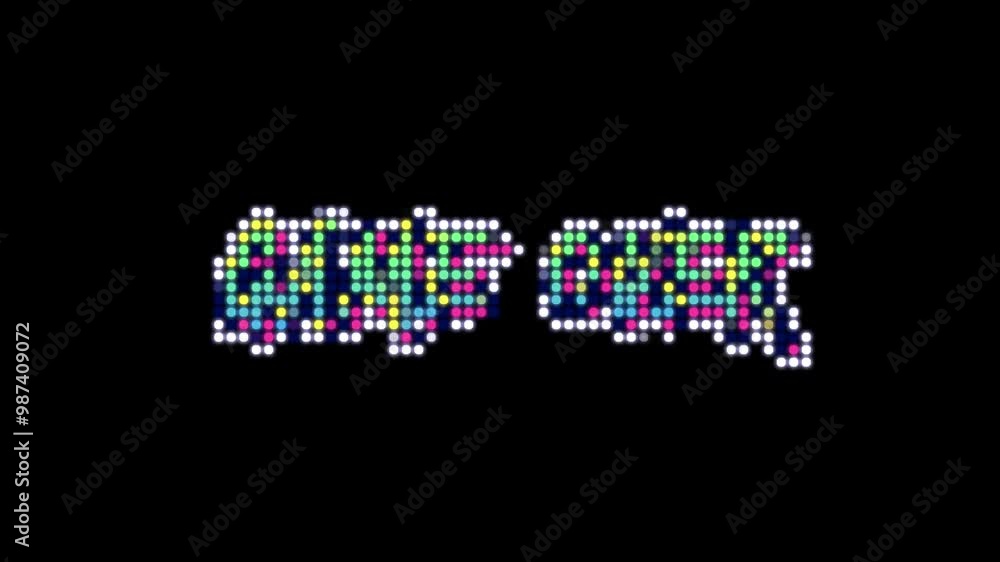 game over text motion graphic game over text motion graphic