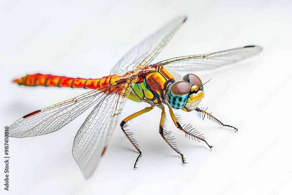 Close-up of a dragonfly Close-up of a dragonfly