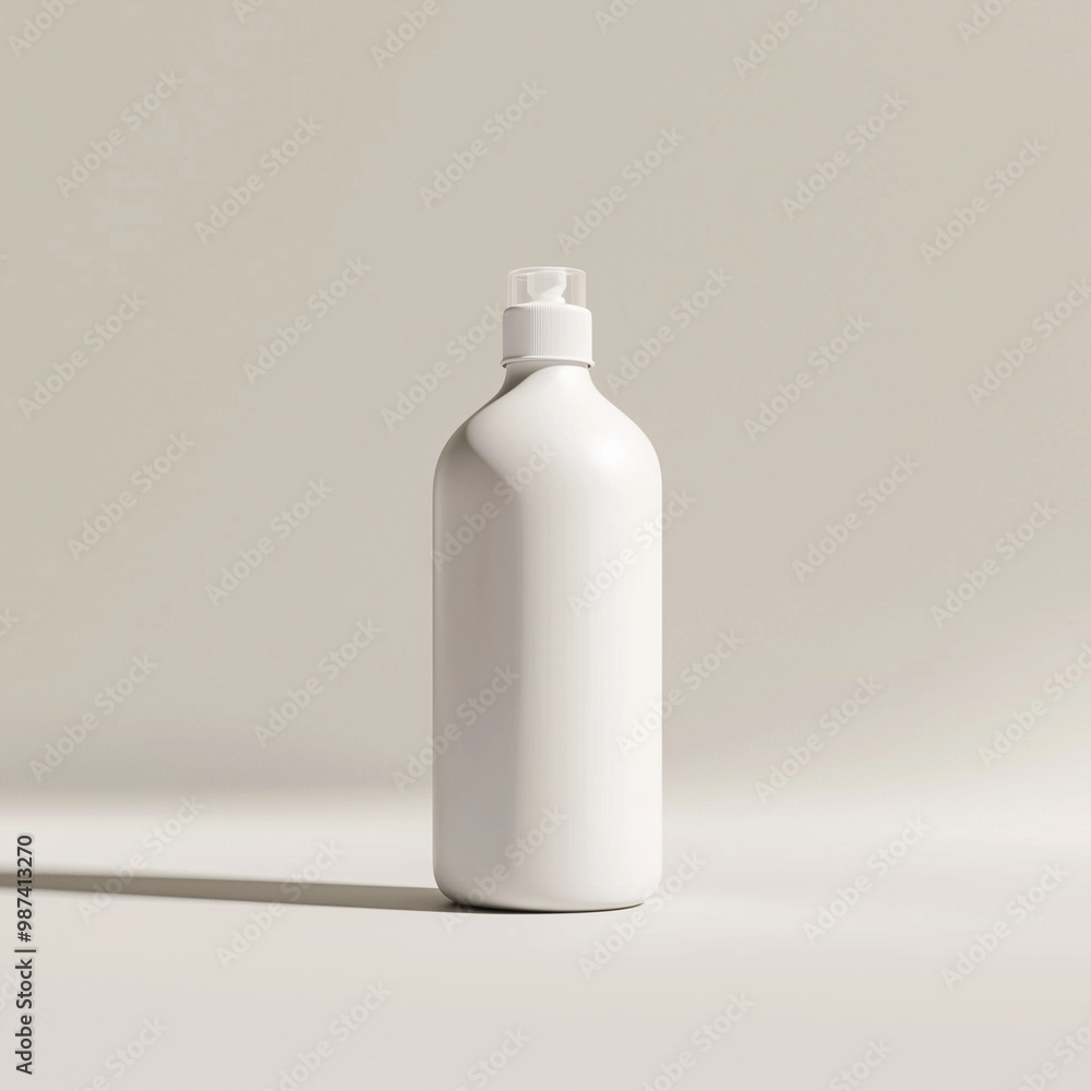 white plastic bottle white plastic bottle