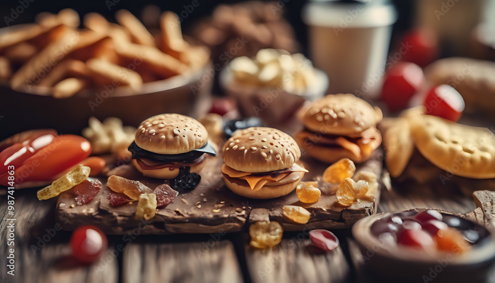 Different delicious snacks all together Different delicious snacks all together