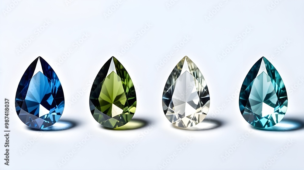 Fototapeta premium teardrop gem