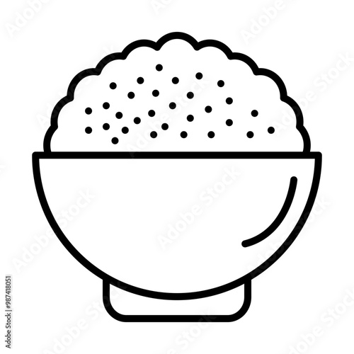 Carbohydrates line icon