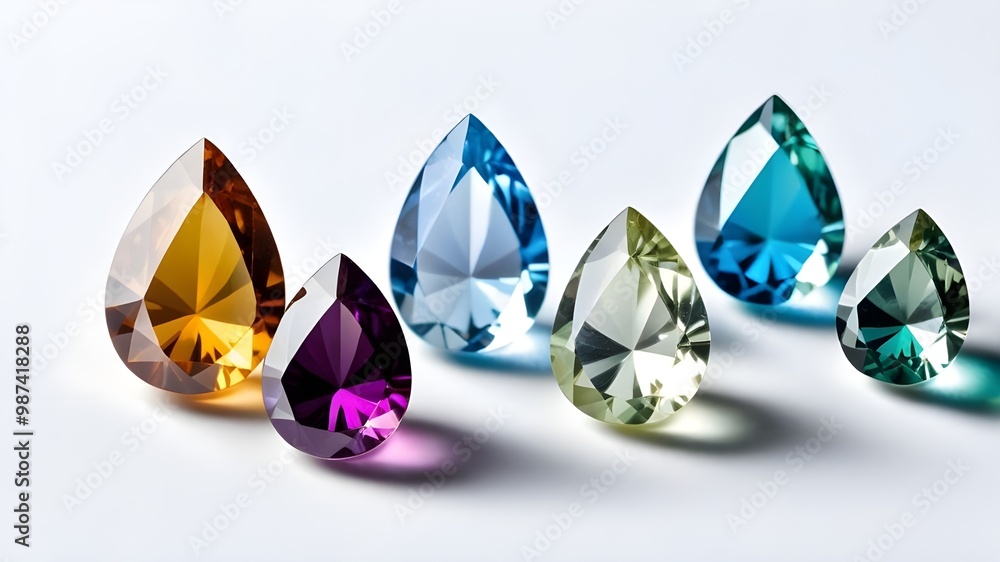 Fototapeta premium teardrop gem