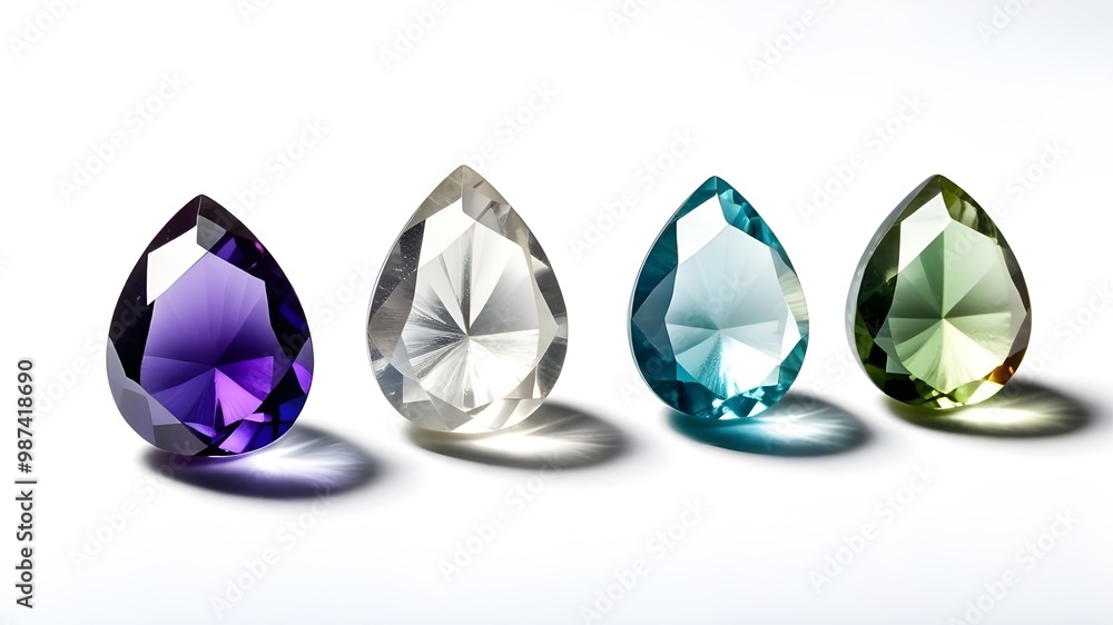 Fototapeta premium teardrop gem